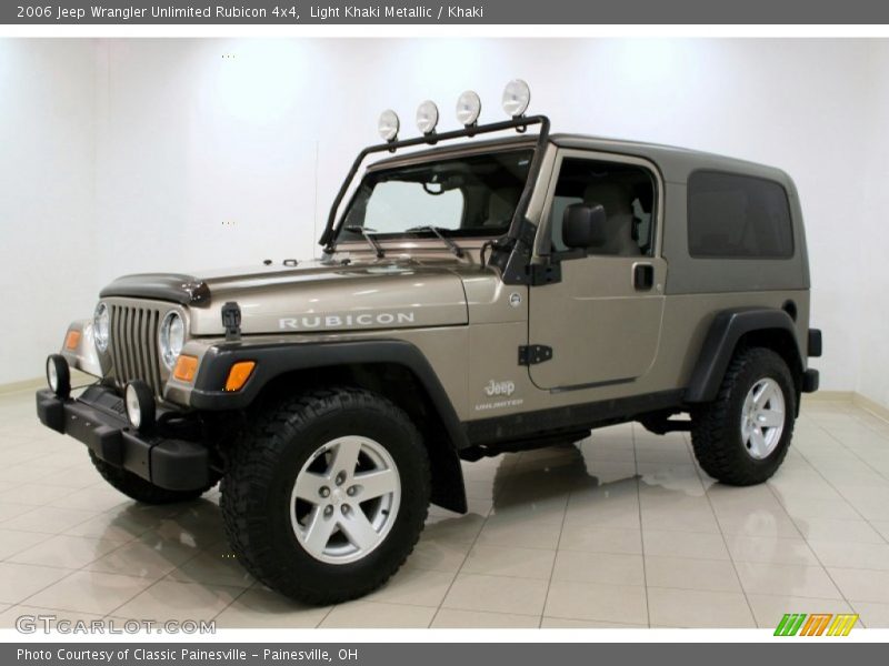 Light Khaki Metallic / Khaki 2006 Jeep Wrangler Unlimited Rubicon 4x4