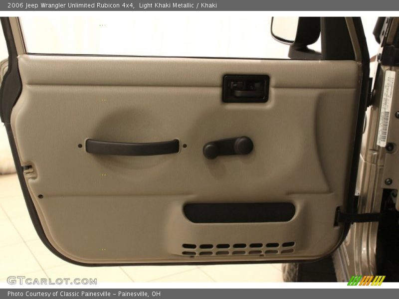 Light Khaki Metallic / Khaki 2006 Jeep Wrangler Unlimited Rubicon 4x4