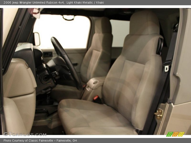 Light Khaki Metallic / Khaki 2006 Jeep Wrangler Unlimited Rubicon 4x4