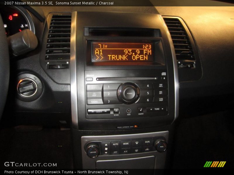 Sonoma Sunset Metallic / Charcoal 2007 Nissan Maxima 3.5 SE