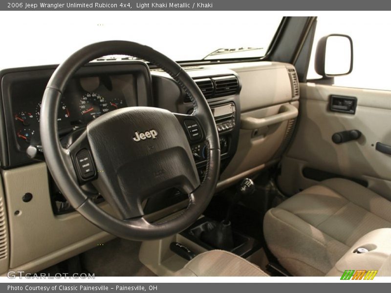 Light Khaki Metallic / Khaki 2006 Jeep Wrangler Unlimited Rubicon 4x4