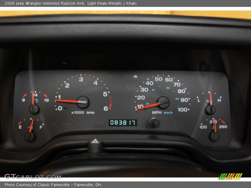  2006 Wrangler Unlimited Rubicon 4x4 Unlimited Rubicon 4x4 Gauges