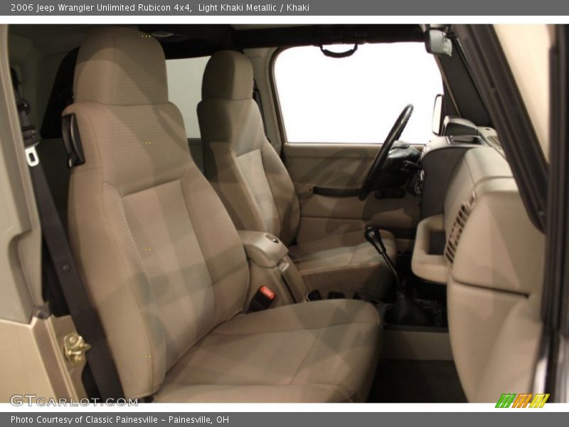 Light Khaki Metallic / Khaki 2006 Jeep Wrangler Unlimited Rubicon 4x4