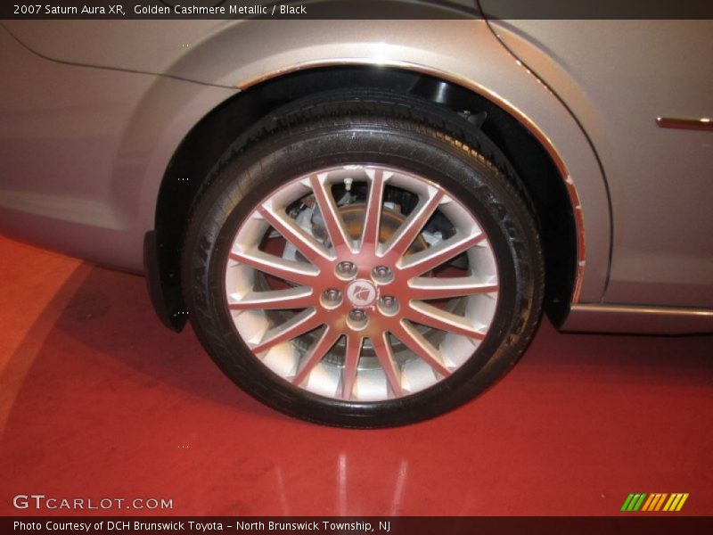 Golden Cashmere Metallic / Black 2007 Saturn Aura XR