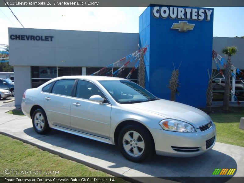 Silver Ice Metallic / Ebony 2011 Chevrolet Impala LS