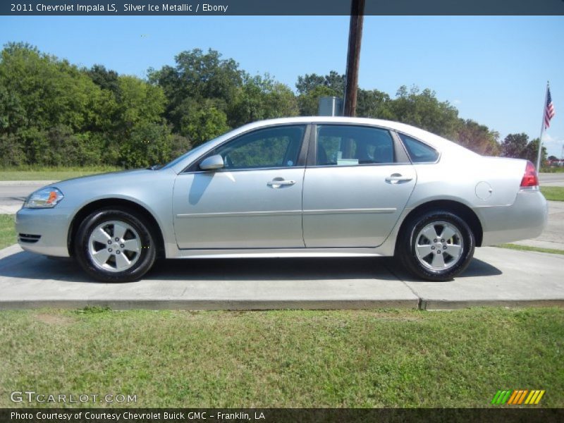 Silver Ice Metallic / Ebony 2011 Chevrolet Impala LS