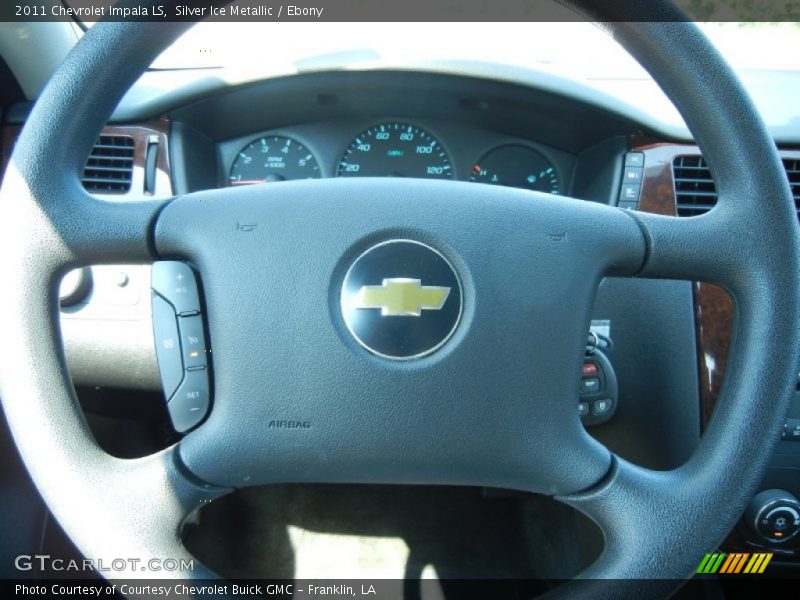 Silver Ice Metallic / Ebony 2011 Chevrolet Impala LS