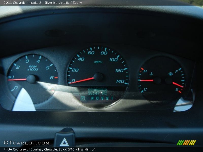 Silver Ice Metallic / Ebony 2011 Chevrolet Impala LS