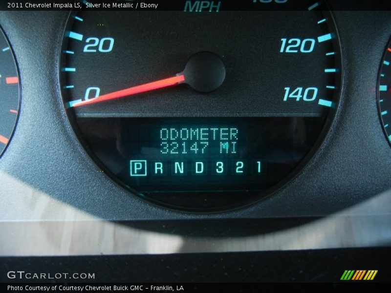 Silver Ice Metallic / Ebony 2011 Chevrolet Impala LS