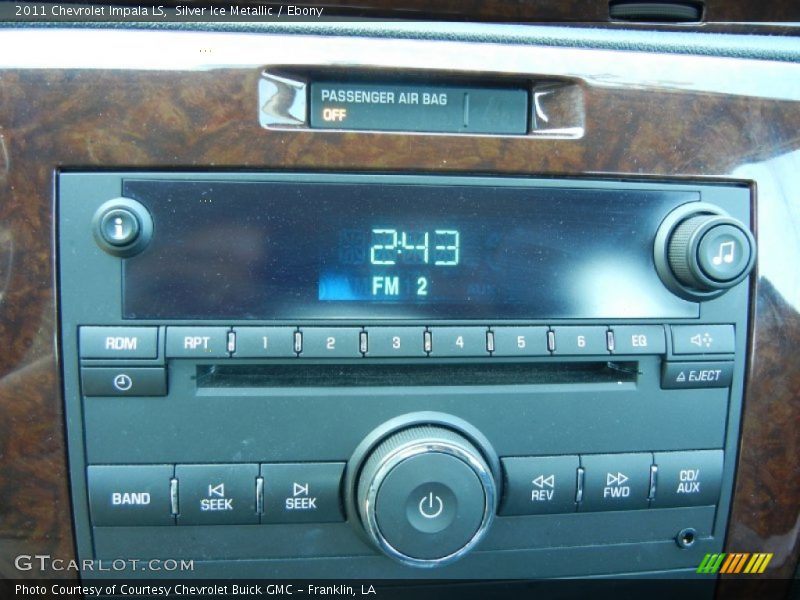 Silver Ice Metallic / Ebony 2011 Chevrolet Impala LS