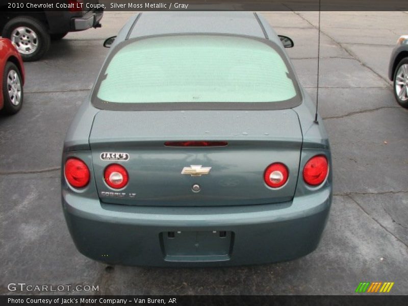 Silver Moss Metallic / Gray 2010 Chevrolet Cobalt LT Coupe