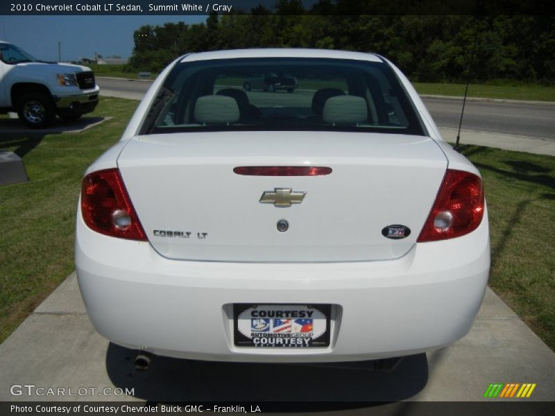 Summit White / Gray 2010 Chevrolet Cobalt LT Sedan