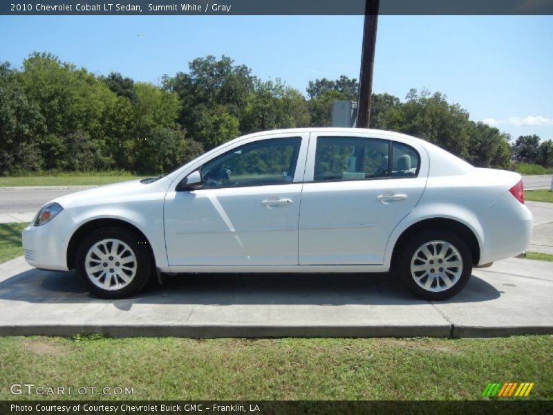 Summit White / Gray 2010 Chevrolet Cobalt LT Sedan
