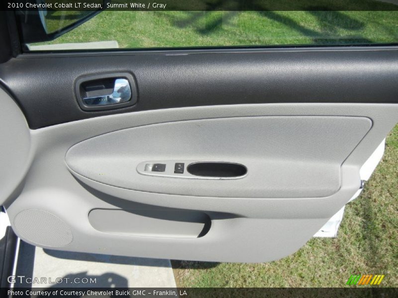 Summit White / Gray 2010 Chevrolet Cobalt LT Sedan