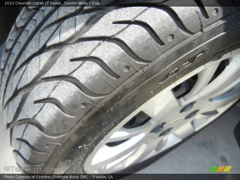 Summit White / Gray 2010 Chevrolet Cobalt LT Sedan