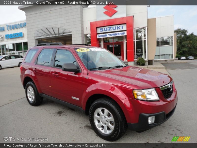 Redfire Metallic / Charcoal Black 2008 Mazda Tribute i Grand Touring 4WD