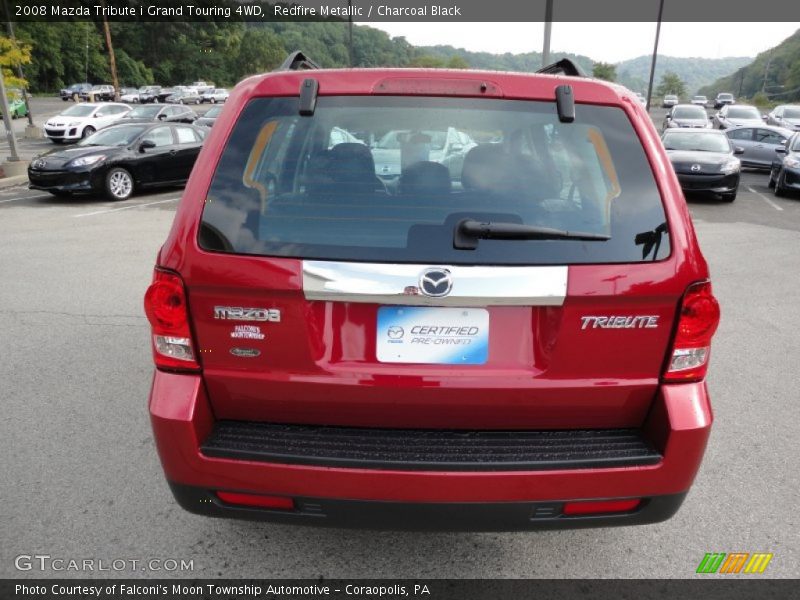 Redfire Metallic / Charcoal Black 2008 Mazda Tribute i Grand Touring 4WD