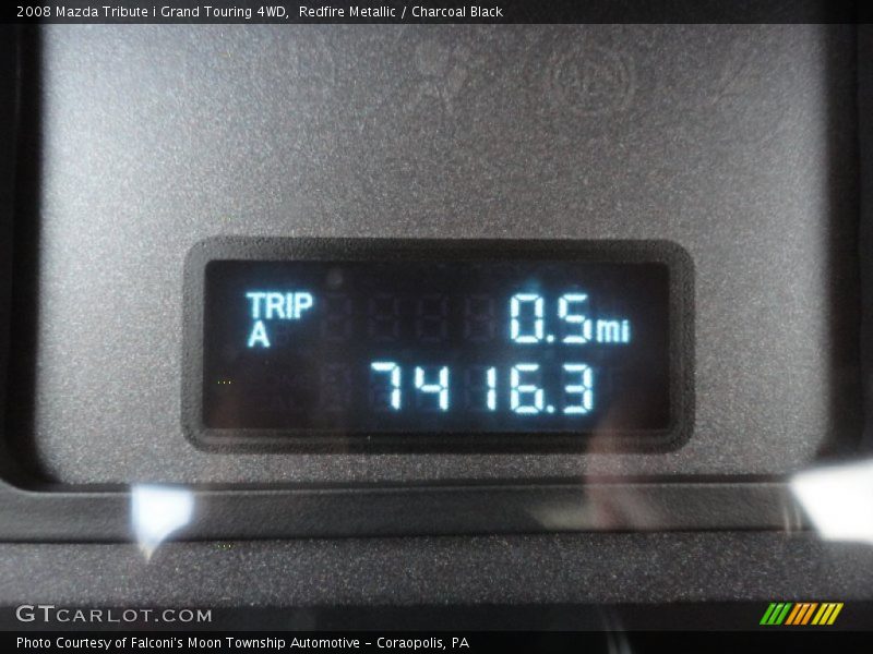 Redfire Metallic / Charcoal Black 2008 Mazda Tribute i Grand Touring 4WD