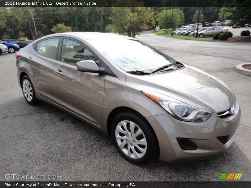 Front 3/4 View of 2011 Elantra GLS