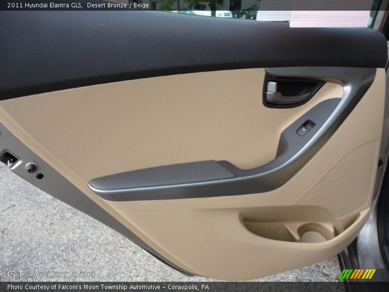 Desert Bronze / Beige 2011 Hyundai Elantra GLS
