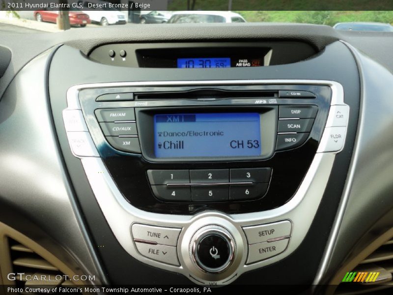 Controls of 2011 Elantra GLS