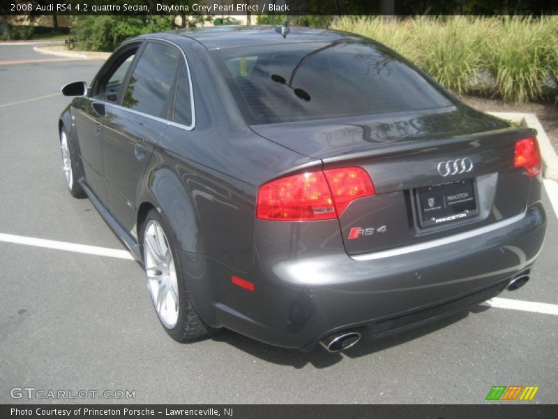 Daytona Grey Pearl Effect / Black 2008 Audi RS4 4.2 quattro Sedan