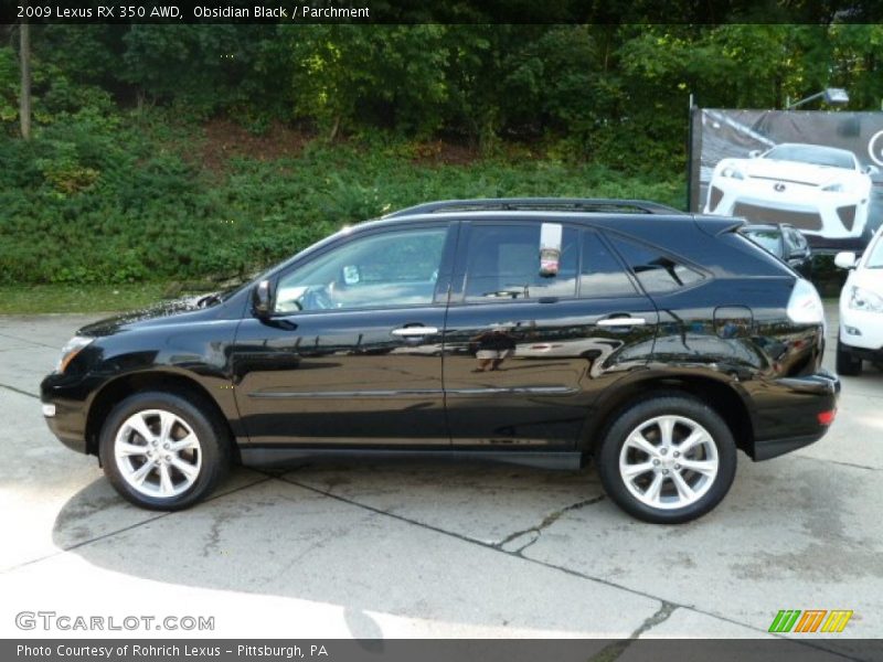 Obsidian Black / Parchment 2009 Lexus RX 350 AWD