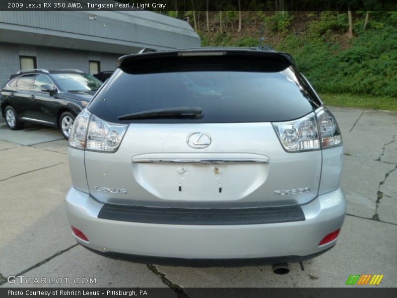 Tungsten Pearl / Light Gray 2009 Lexus RX 350 AWD