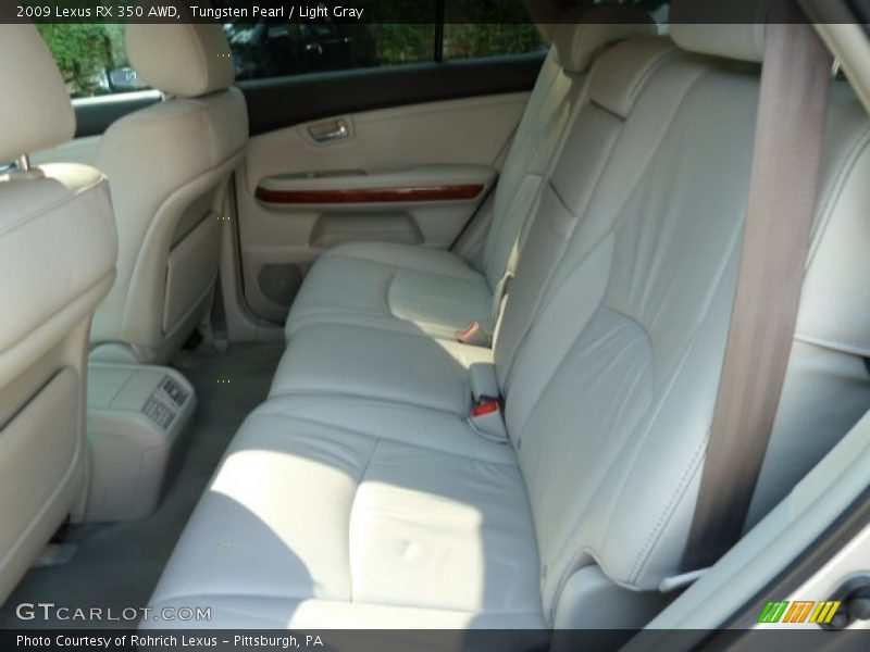 Tungsten Pearl / Light Gray 2009 Lexus RX 350 AWD