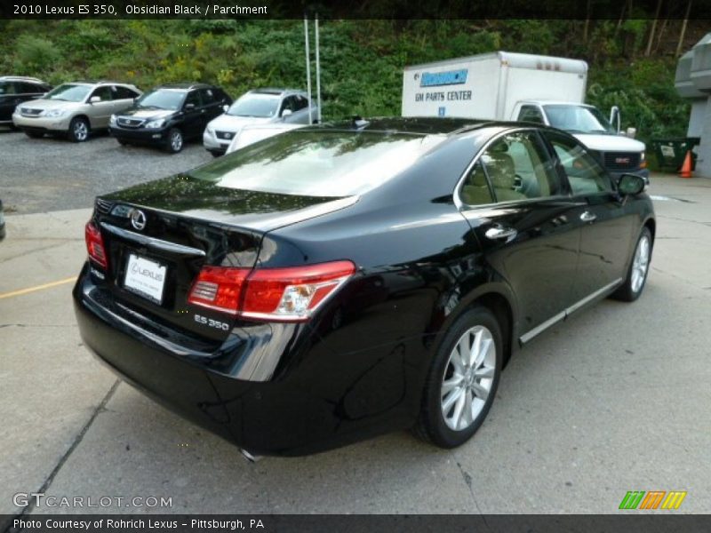 Obsidian Black / Parchment 2010 Lexus ES 350