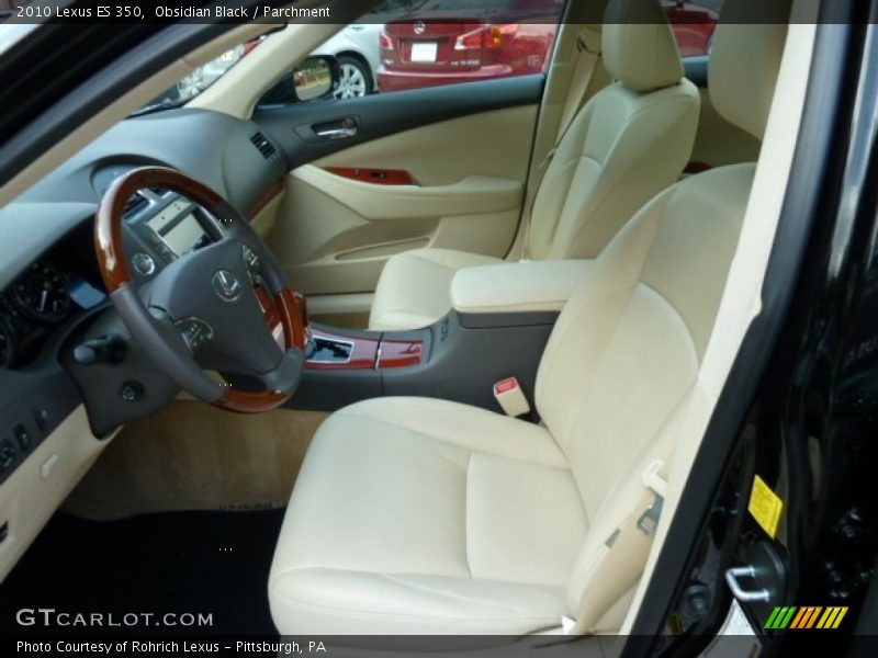 Obsidian Black / Parchment 2010 Lexus ES 350