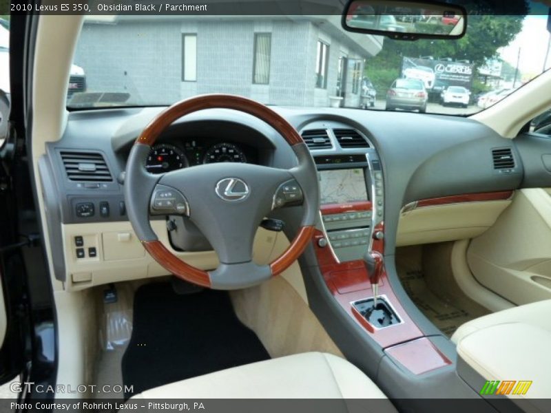 Obsidian Black / Parchment 2010 Lexus ES 350