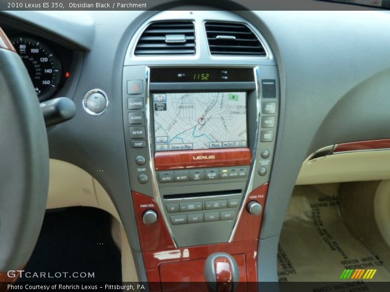 Obsidian Black / Parchment 2010 Lexus ES 350