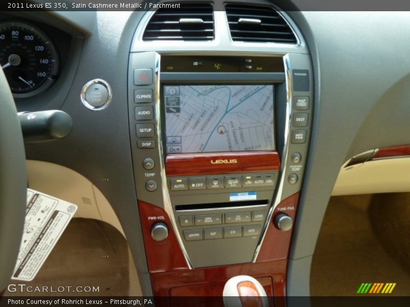 Satin Cashmere Metallic / Parchment 2011 Lexus ES 350