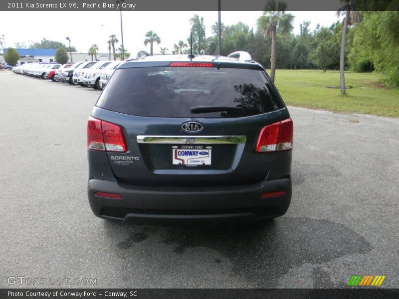Pacific Blue / Gray 2011 Kia Sorento LX V6