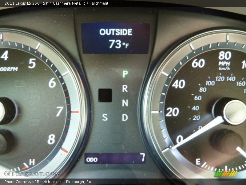 Satin Cashmere Metallic / Parchment 2011 Lexus ES 350