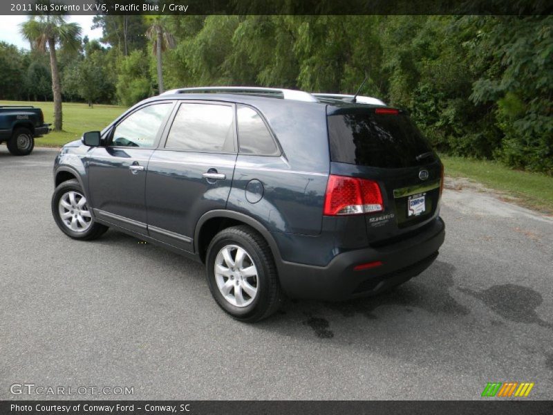 Pacific Blue / Gray 2011 Kia Sorento LX V6