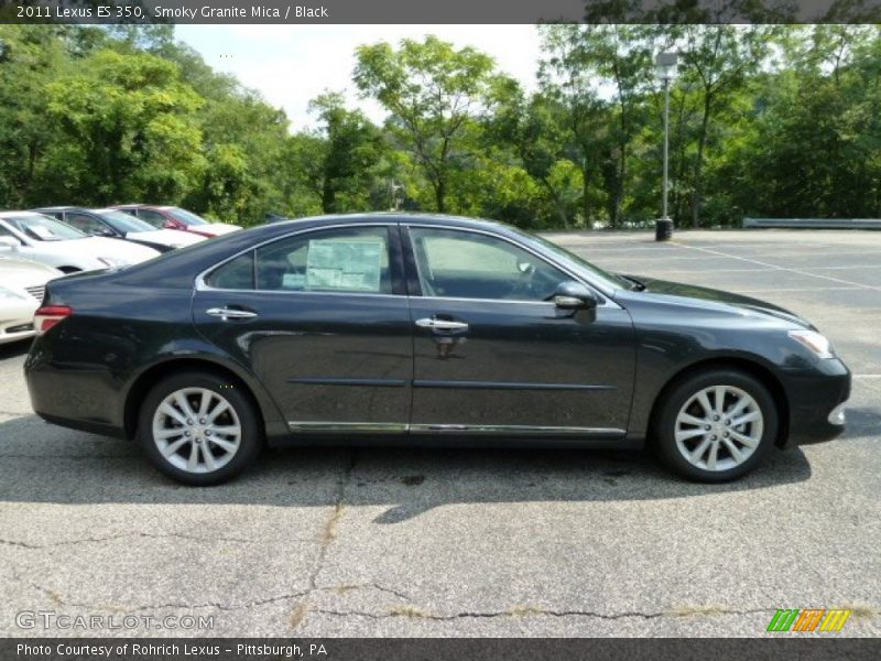 Smoky Granite Mica / Black 2011 Lexus ES 350