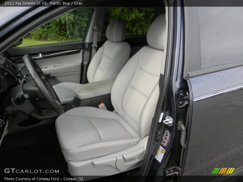 Pacific Blue / Gray 2011 Kia Sorento LX V6