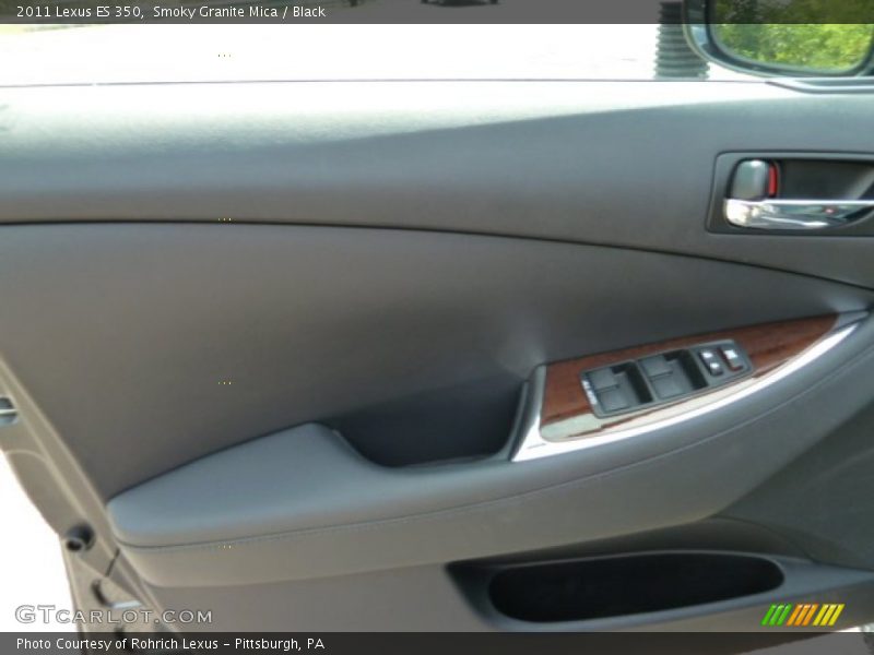 Smoky Granite Mica / Black 2011 Lexus ES 350