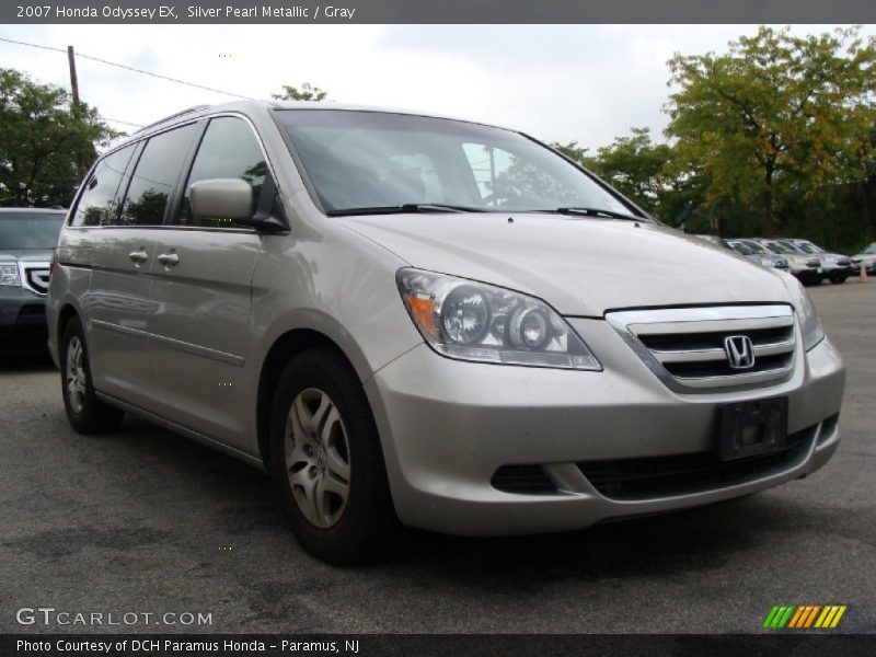 Silver Pearl Metallic / Gray 2007 Honda Odyssey EX