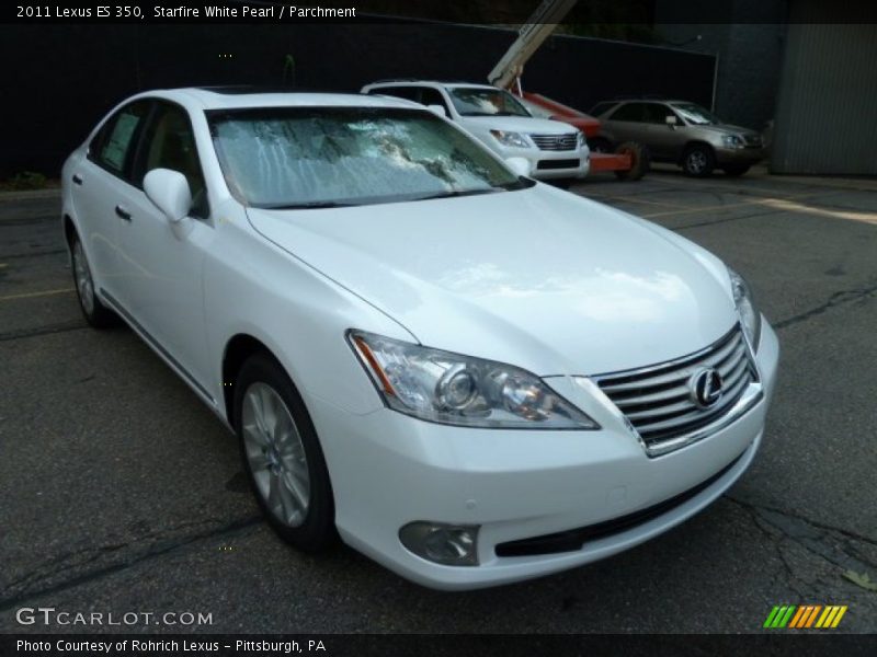 Starfire White Pearl / Parchment 2011 Lexus ES 350