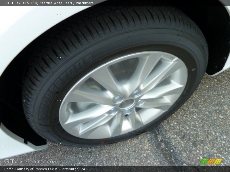 Starfire White Pearl / Parchment 2011 Lexus ES 350