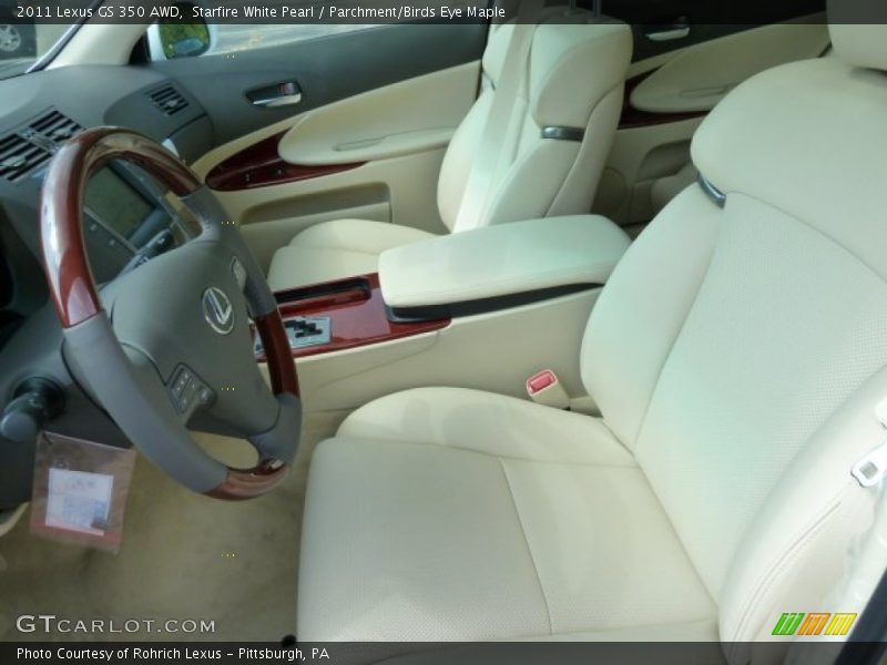  2011 GS 350 AWD Parchment/Birds Eye Maple Interior