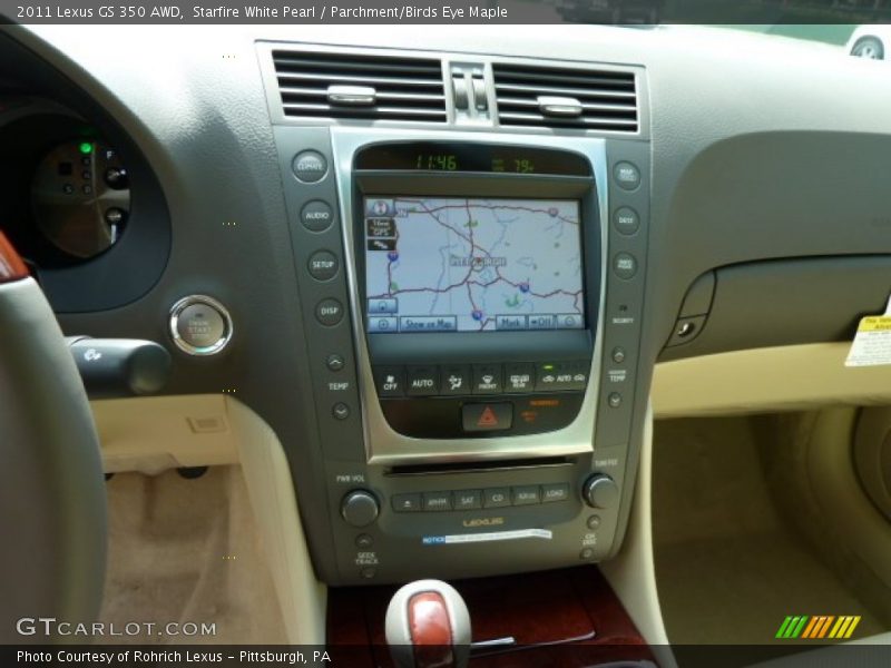 Controls of 2011 GS 350 AWD