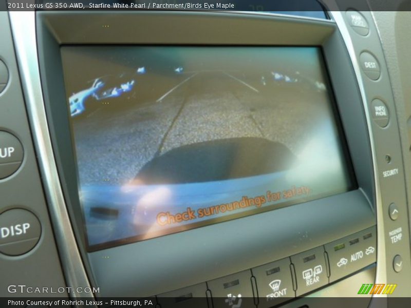 Starfire White Pearl / Parchment/Birds Eye Maple 2011 Lexus GS 350 AWD