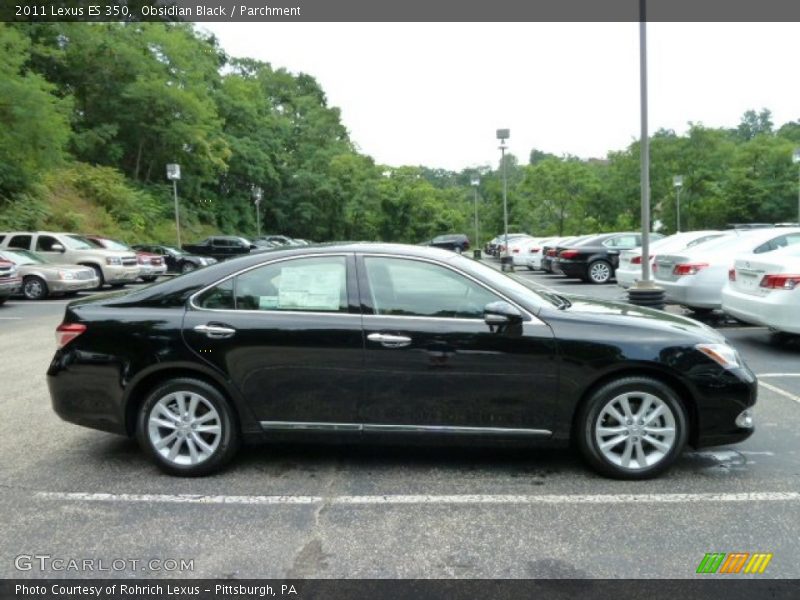 Obsidian Black / Parchment 2011 Lexus ES 350