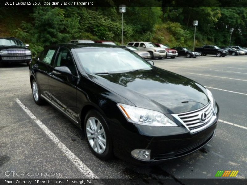 Obsidian Black / Parchment 2011 Lexus ES 350