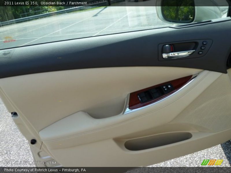 Obsidian Black / Parchment 2011 Lexus ES 350