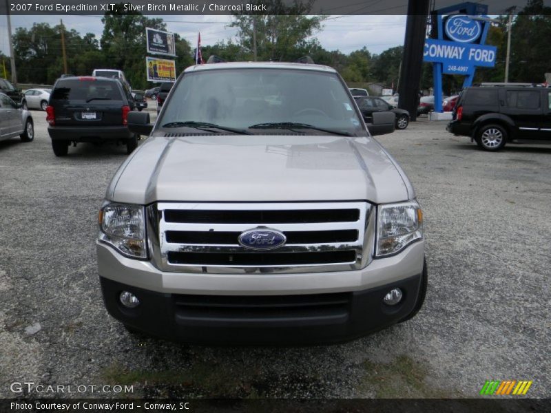 Silver Birch Metallic / Charcoal Black 2007 Ford Expedition XLT